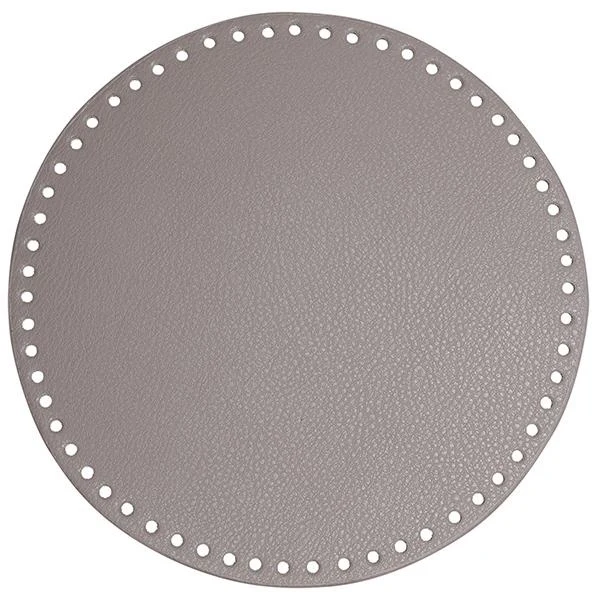 Go Handmade Taske/Kurve Base, PU Læder, Rund, 25 cm